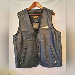 Harley Davidson leather vest